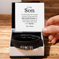 Unique Bracelet for Men, Son bracelet Gift from mom