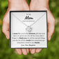 Mother's Day Love Knot Necklace For Mom (Yellow & White Gold Options)