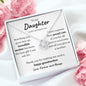 Mother's Day Love Knot Necklace Gift For Daughter (Yellow & White Gold Options)