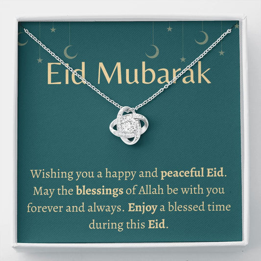 EID LoveKnot Necklace Eid Gift For Women