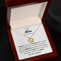 Mother's Day Love Knot Necklace For Mom (Yellow & White Gold Options)
