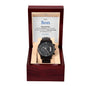 Black Chronograph Watch Gift For Men