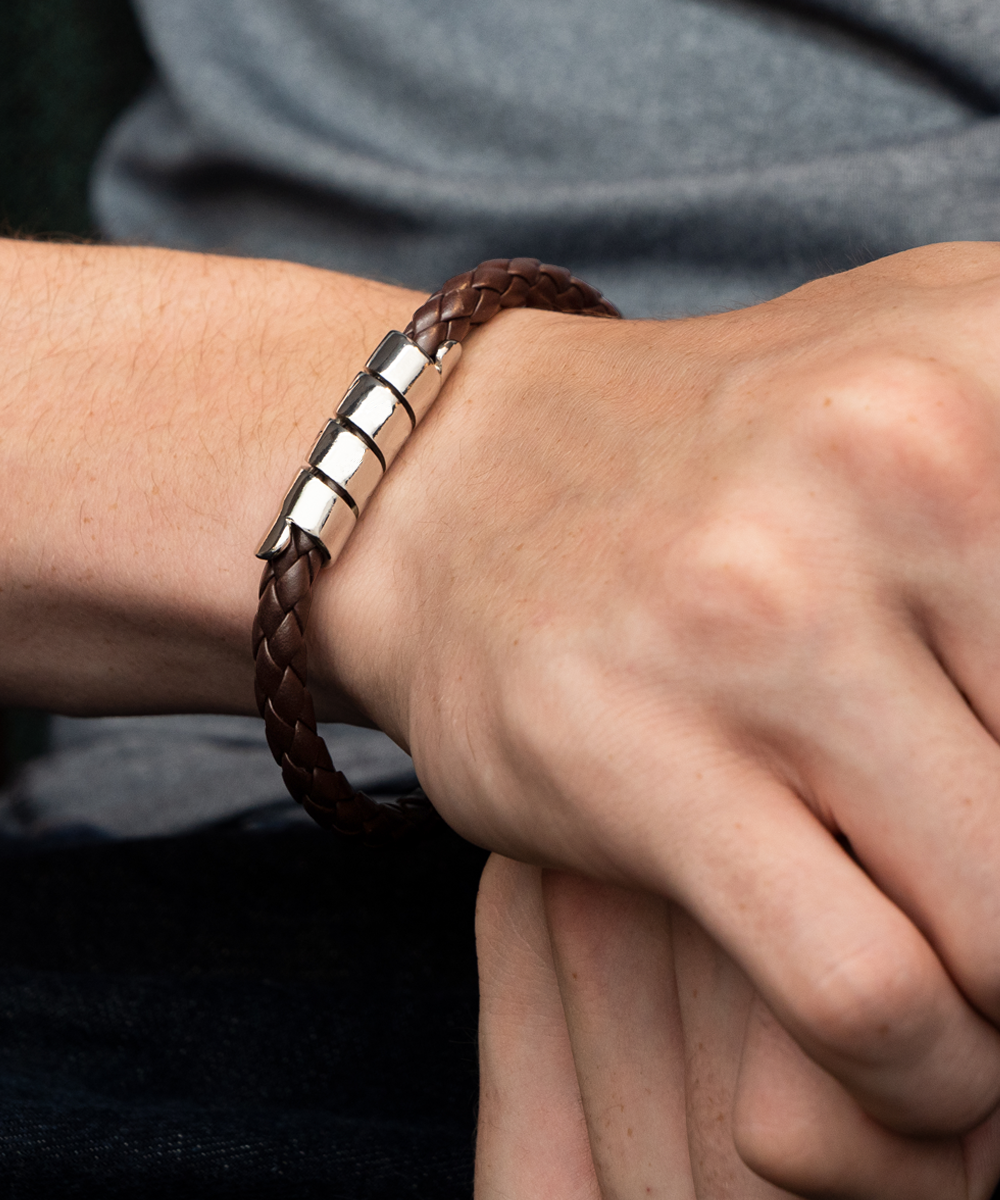 To My Son Bracelet Gift for Son From Mom Bracelet for Men