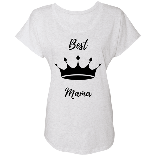 Best Queen Mama Ladies' Triblend Dolman Sleeve Tee