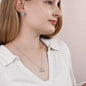 Daughter Love Knot Earrings and Necklace Gift Set