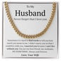 Cuban Link Chain Gift For Husband w/ Luxury Box Option