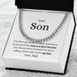 Cuban Chain Link Gift for Son (Luxury box option)