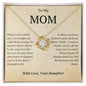 Mom Love Knot Necklace (Yellow and Gold Options)