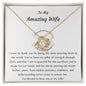 Elegant Love Knot Necklace Gift for Wife for Holidays and Special Occasions