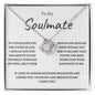 Soulmate Loveknot Necklace Gift (White or Yellow Gold)