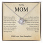 Mom Love Knot Necklace (Yellow and Gold Options)