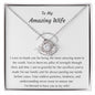 Elegant Love Knot Necklace Gift for Wife for Holidays and Special Occasions