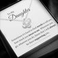 Daughter Love Knot Necklace Gift