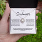 Soulmate Loveknot Necklace Gift (White or Yellow Gold)