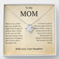 Mom Love Knot Necklace (Yellow and Gold Options)