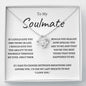 Soulmate Loveknot Necklace Gift (White or Yellow Gold)