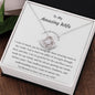 Elegant Love Knot Necklace Gift for Wife for Holidays and Special Occasions