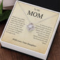 Mom Love Knot Necklace (Yellow and Gold Options)