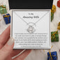 Elegant Love Knot Necklace Gift for Wife for Holidays and Special Occasions