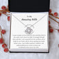 Elegant Love Knot Necklace Gift for Wife for Holidays and Special Occasions