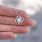 Daughter Love Knot Necklace Gift
