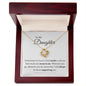 Daughter Love Knot Necklace Gift
