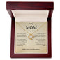 Mom Love Knot Necklace (Yellow and Gold Options)