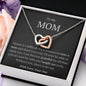 Mom Interlocking Hearts Necklace Gift