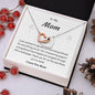 Mom Interlocking Hearts Necklace Gift