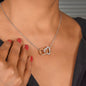 Mom Interlocking Hearts Necklace Gift
