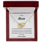 Mom Interlocking Hearts Necklace Gift