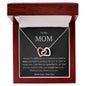 Mom Interlocking Hearts Necklace Gift