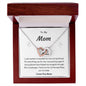 Mom Interlocking Hearts Necklace Gift