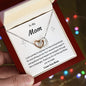 Mom Interlocking Hearts Necklace Gift