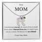 Mom Engraved Baby Feet Necklace With Birthstones-Customizable