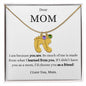 Mom Engraved Baby Feet Necklace With Birthstones-Customizable