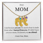 Mom Engraved Baby Feet Necklace With Birthstones-Customizable