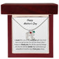 Engraved Baby Feet Necklace With Birthstones-Customizable for Mom
