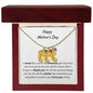 Engraved Baby Feet Necklace With Birthstones-Customizable for Mom