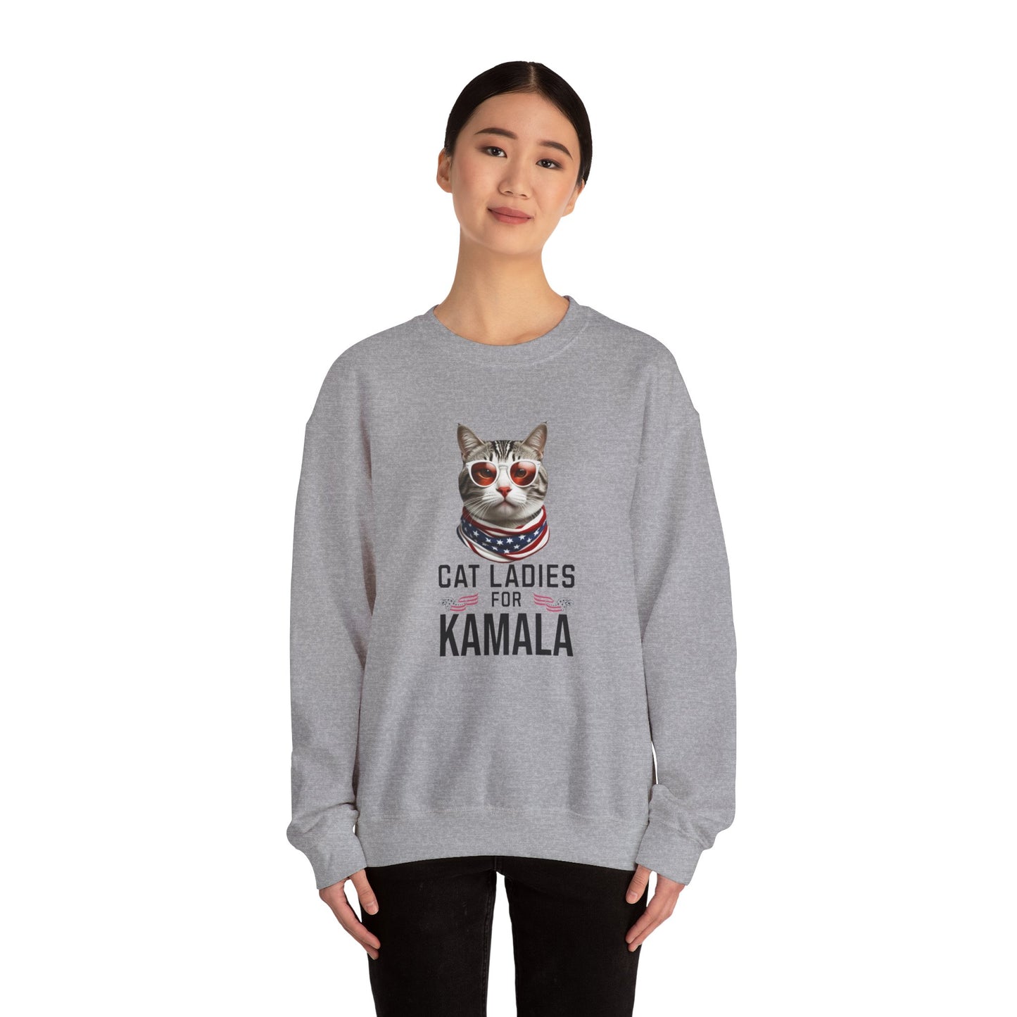 Cat Ladies For Kamala Sweatshirt | Kamala Rally T Shirt | Childless Cat Ladies | Kamala Harris 2024 President Shirt | Cat Mom Shirt