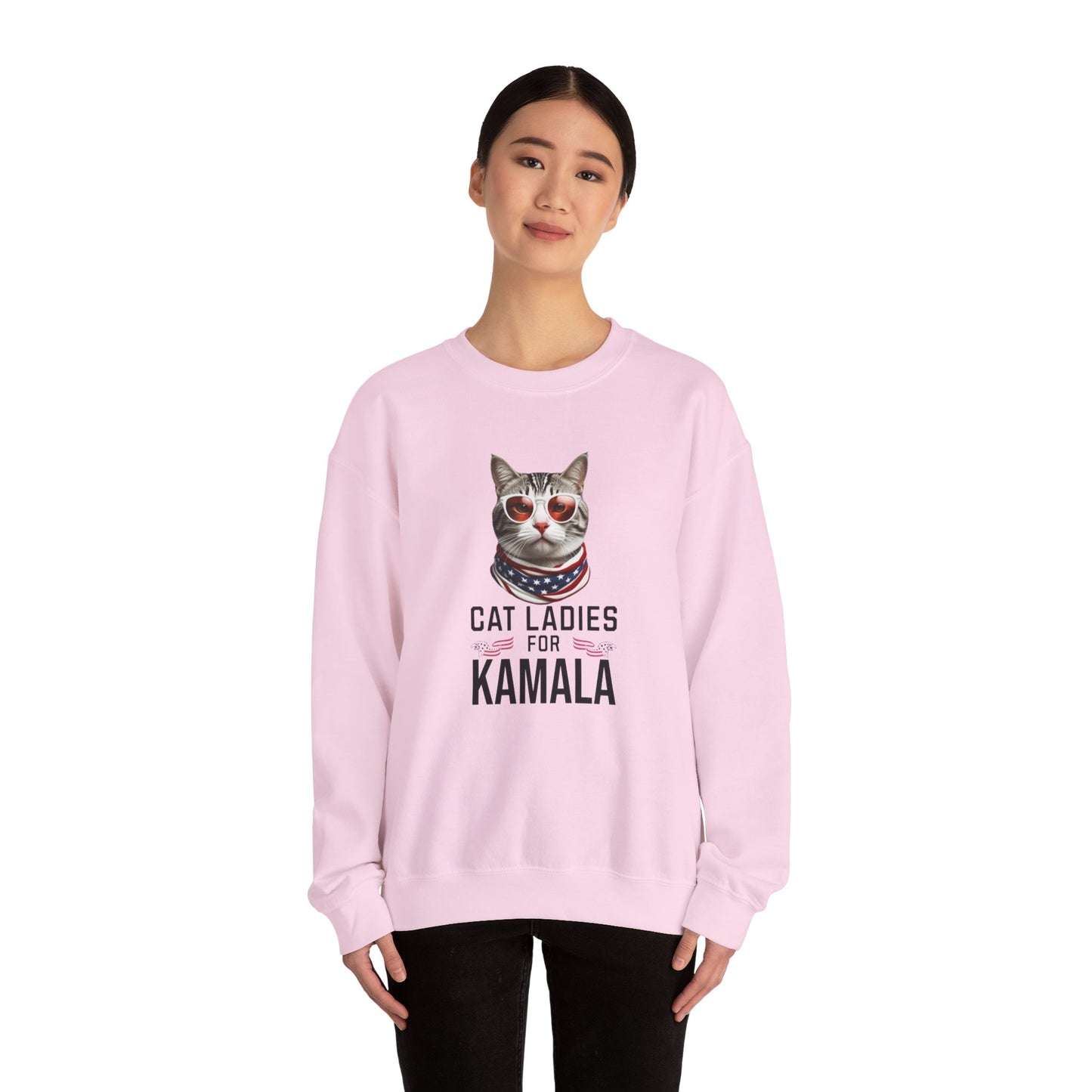 Cat Ladies For Kamala Sweatshirt | Kamala Rally T Shirt | Childless Cat Ladies | Kamala Harris 2024 President Shirt | Cat Mom Shirt