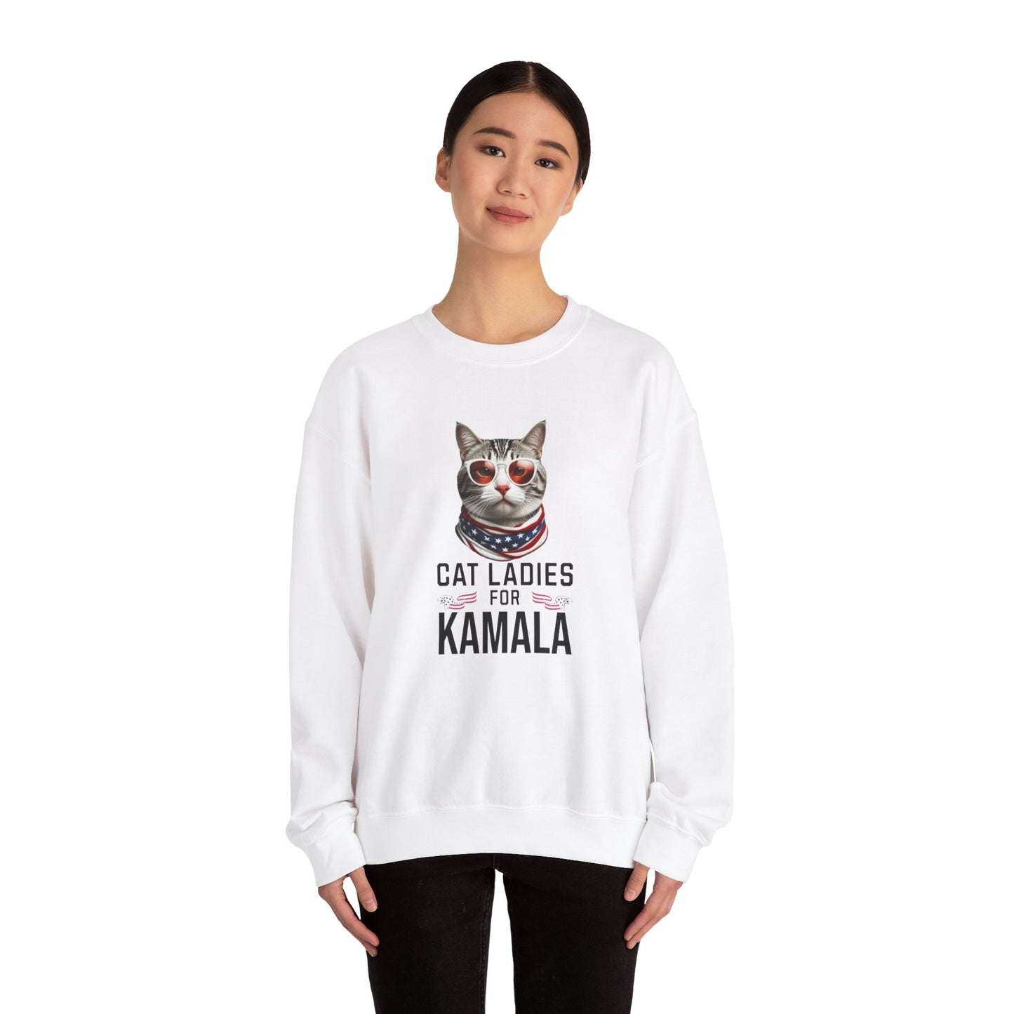 Cat Ladies For Kamala Sweatshirt | Kamala Rally T Shirt | Childless Cat Ladies | Kamala Harris 2024 President Shirt | Cat Mom Shirt