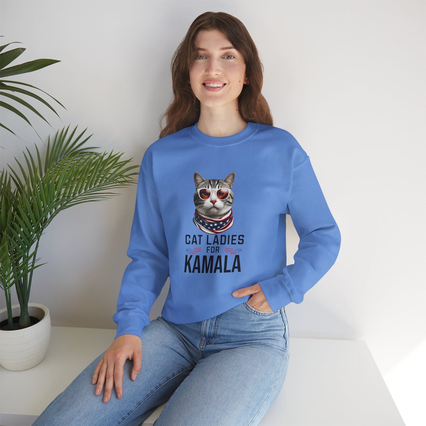 Cat Ladies For Kamala Sweatshirt | Kamala Rally T Shirt | Childless Cat Ladies | Kamala Harris 2024 President Shirt | Cat Mom Shirt