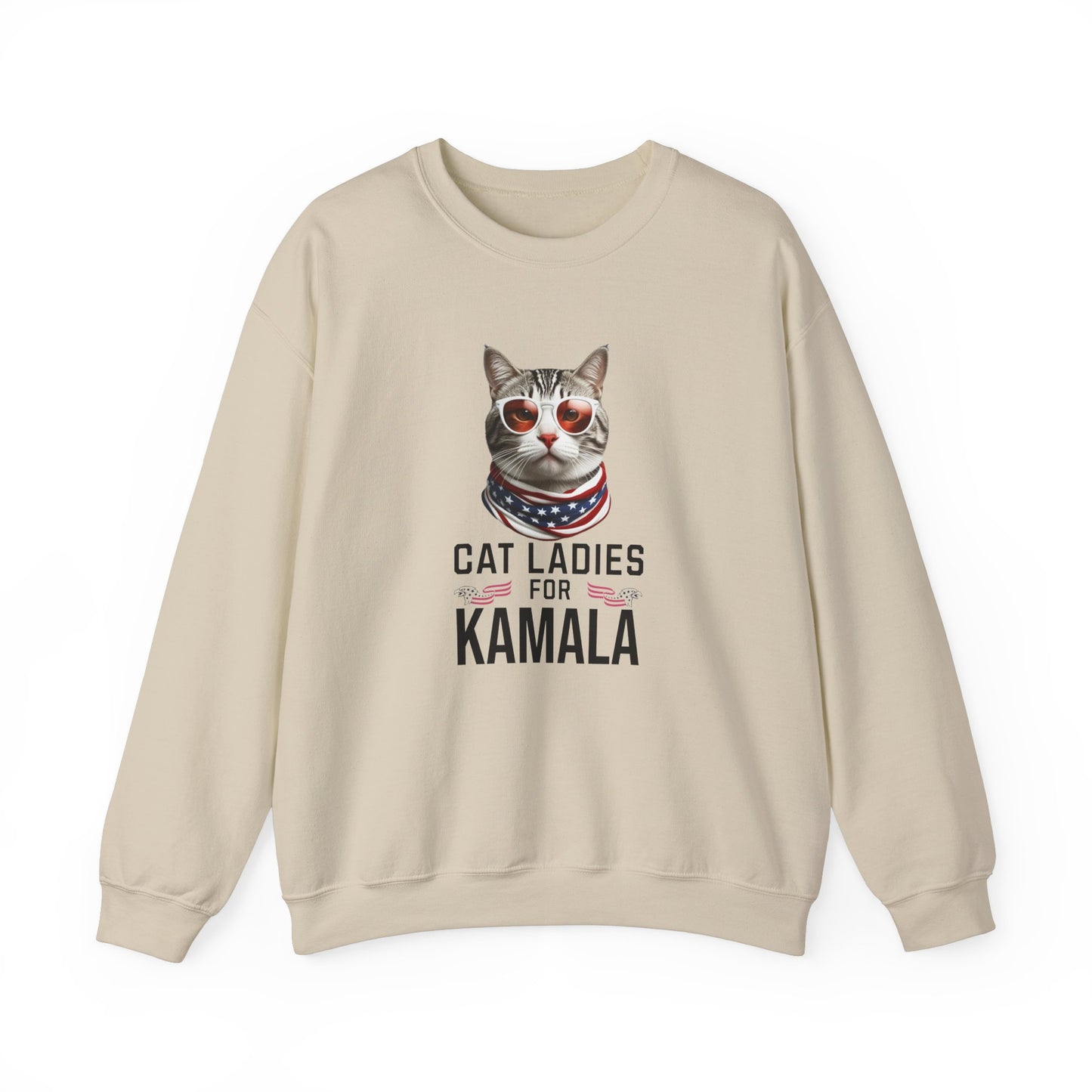 Cat Ladies For Kamala Sweatshirt | Kamala Rally T Shirt | Childless Cat Ladies | Kamala Harris 2024 President Shirt | Cat Mom Shirt