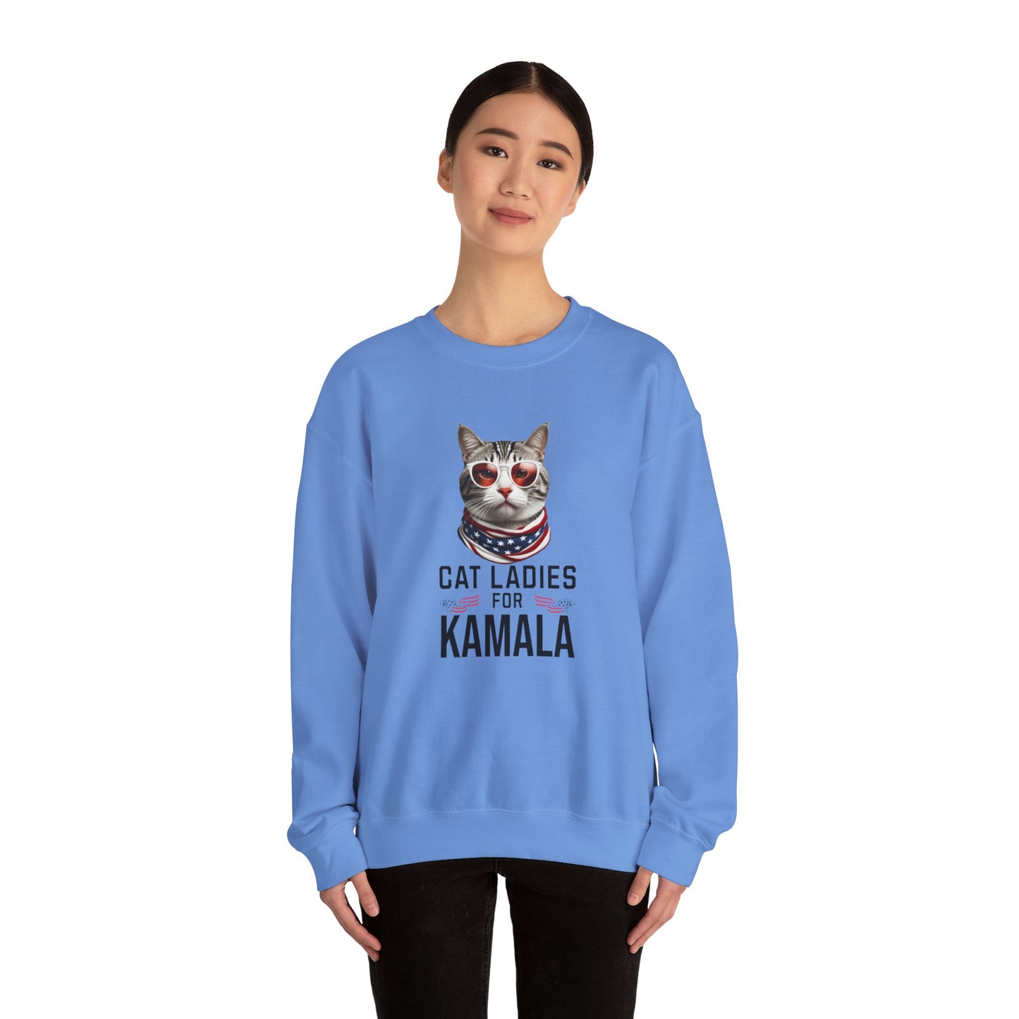 Cat Ladies For Kamala Sweatshirt | Kamala Rally T Shirt | Childless Cat Ladies | Kamala Harris 2024 President Shirt | Cat Mom Shirt