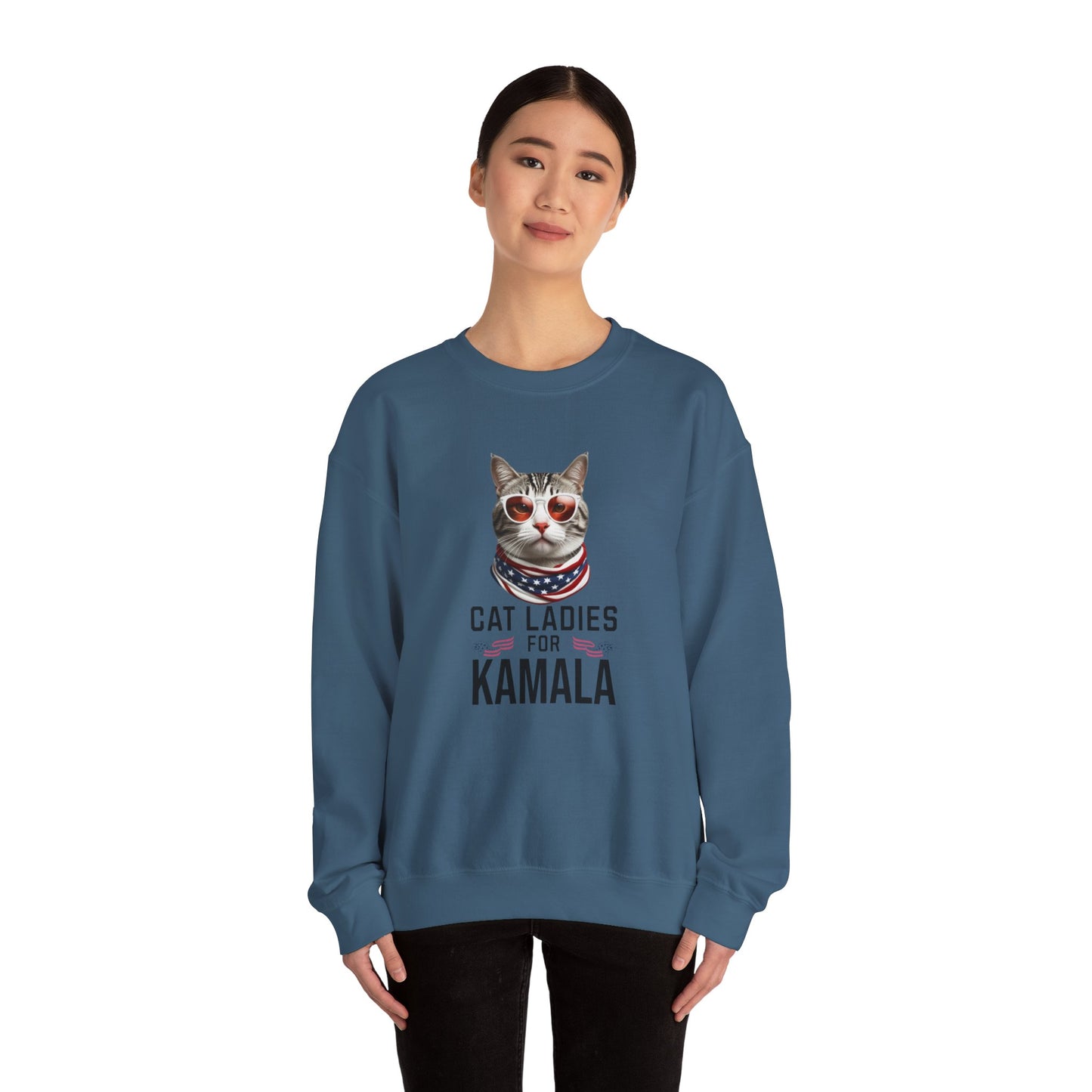 Cat Ladies For Kamala Sweatshirt | Kamala Rally T Shirt | Childless Cat Ladies | Kamala Harris 2024 President Shirt | Cat Mom Shirt