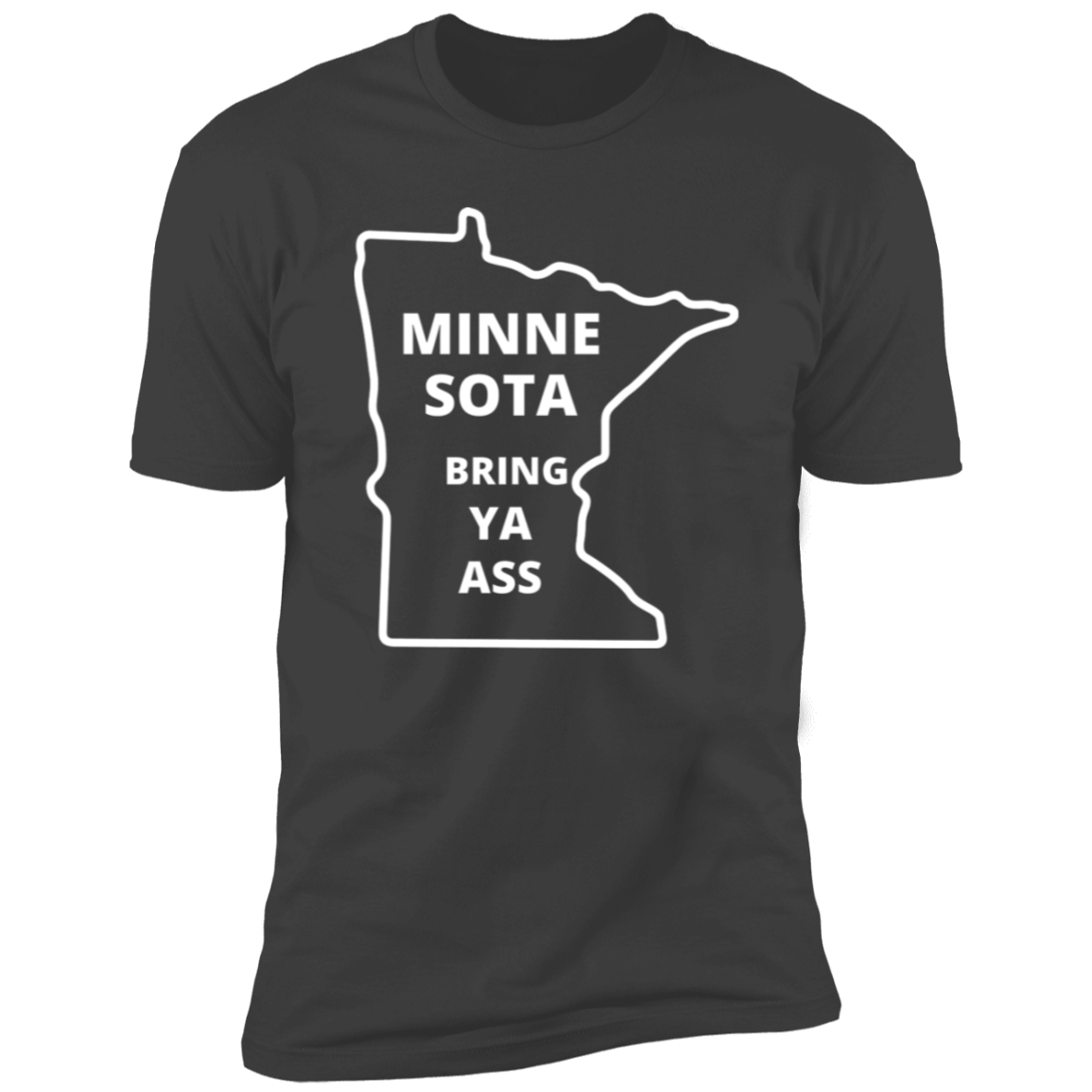 Minnesota Timberwolves Bring Ya Ass Tshirt with MN Map