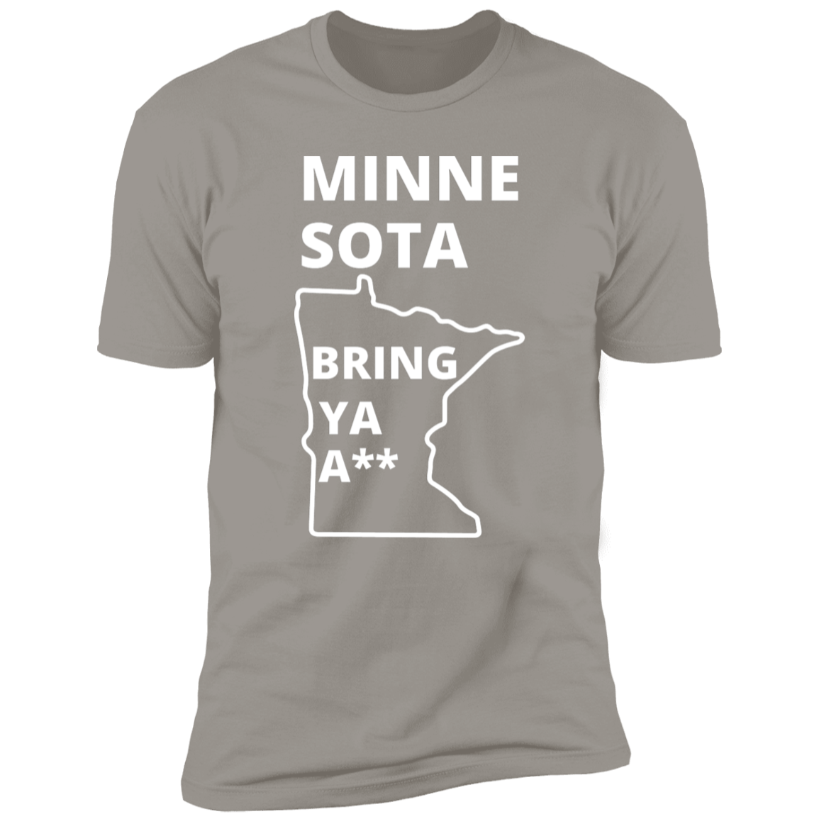 Minnesota Timberwolves Bring Ya Ass Tshirt MN Bottom Map PG