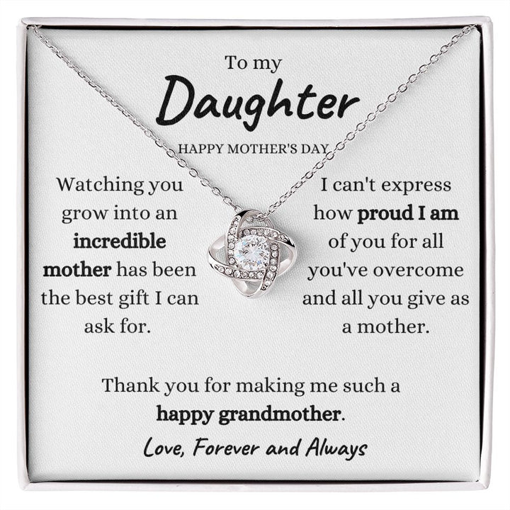 Buy rakva 925 Silver Gift Mom Necklace, MOTHERS DAY Necklace Gift Mom  Jewelry CZ Necklace To My Mom Msg Card at Amazon.in
