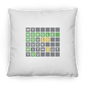 Wordle Small Square Pillow